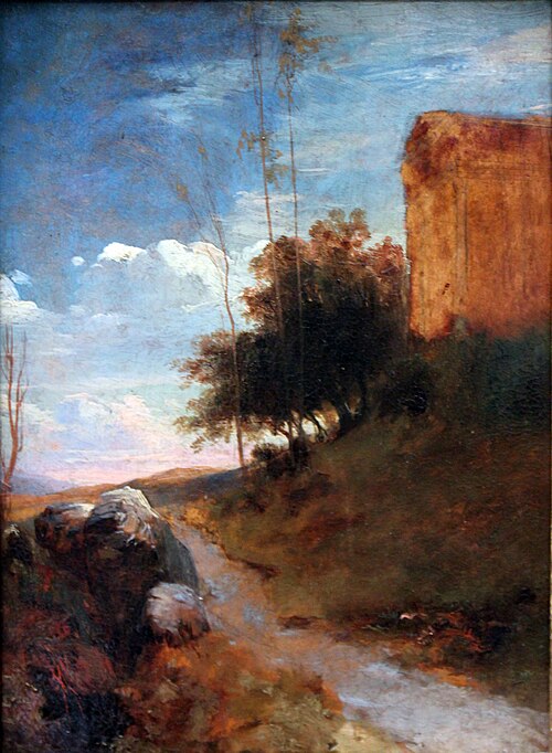 Italian Landscape, 1829, Carl Blechen
