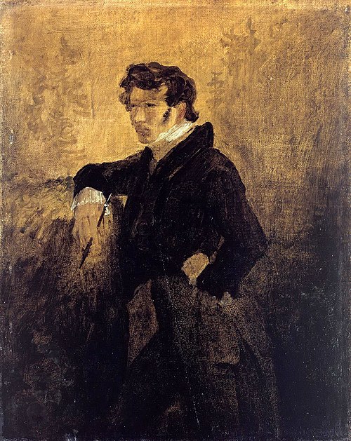 Self-portrait, 1820, Carl Blechen