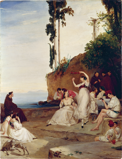 Tarantella, 1830, Carl Blechen