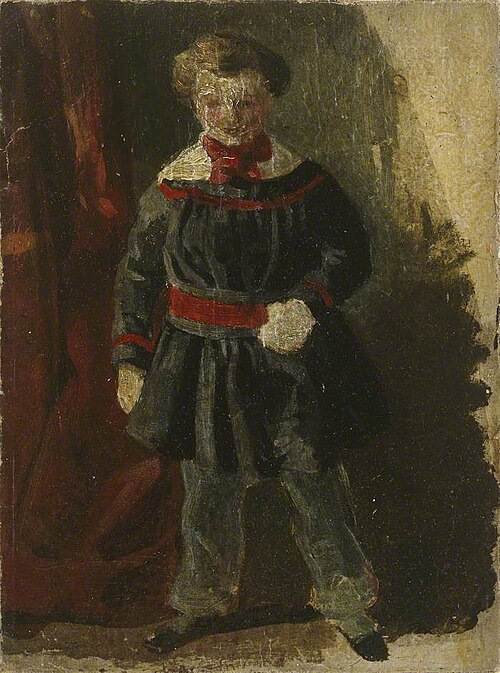 Wykeham Deverell as a Child, 1846, Walter Deverell