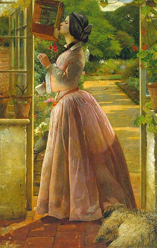 A Pet, 1853, Walter Deverell
