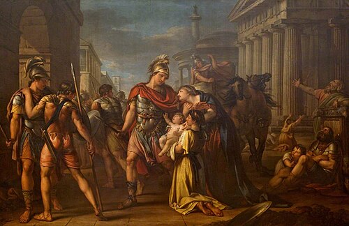 Hector's Farewell to Andromache, 1775, Gavin Hamilton