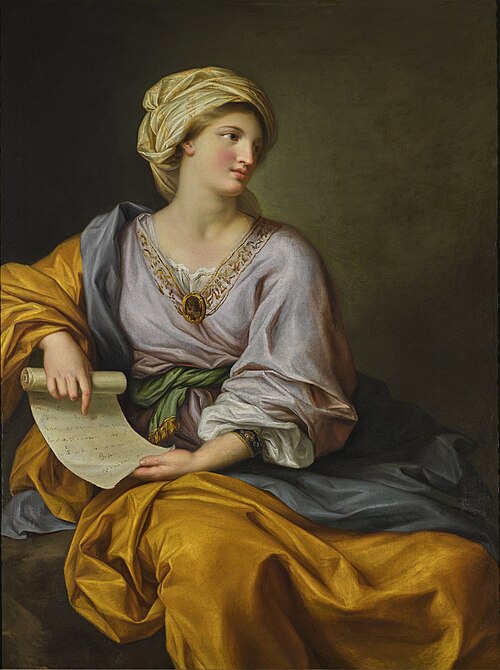 Portrait of Emma Hamilton as a Sibyl, 1789, Gavin Hamilton