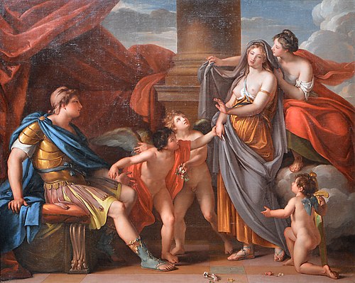 Vénus présentant Hélène à Pâris, 1777, Gavin Hamilton