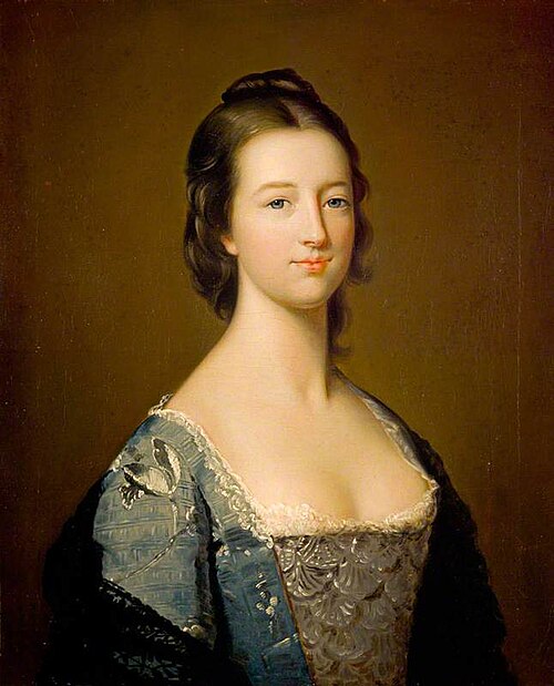 Elizabeth Gunning, Duchess of Hamilton (later Duchess of Argyll), 1733 - 1790. Famous beauty, 1800, Gavin Hamilton