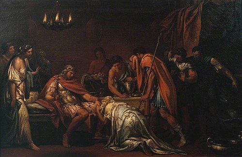 Priam Pleading with Achilles for the Body of Hector, 1775, Gavin Hamilton