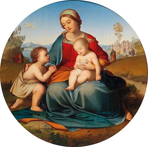 Vierge à l'Enfant, 1848, Gebhard Flatz