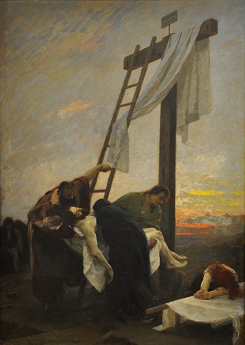 The Descent from the Cross, , Gebhard Fugel