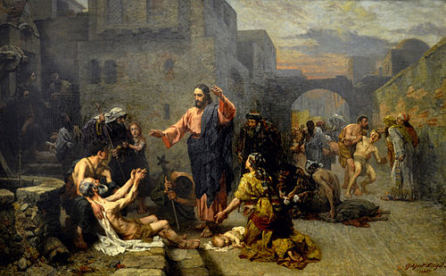 Krankenheilung, 1885, Gebhard Fugel