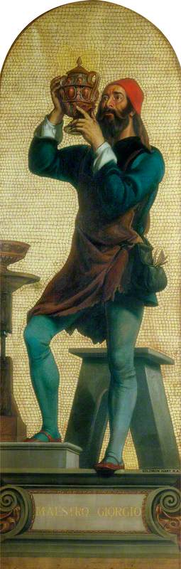 Maestro Giorgio of Gubbio (1465/1470–1555) (design for a mosaic in the Victoria and Albert Museum), 1870, Salomon Alexander Hart