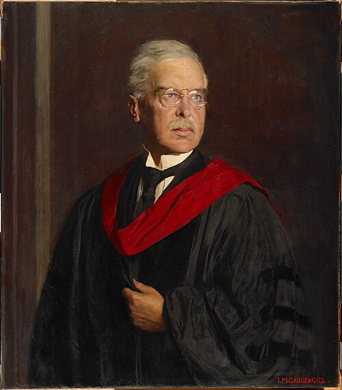 Portrait of Professor Kuno Francke, 1925, Ignaz Gaugengigl