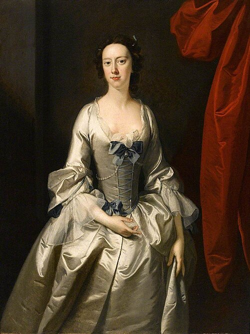 Anne van Keppel (1703–1789), Countess of Albemarle, 1745, Thomas Hudson