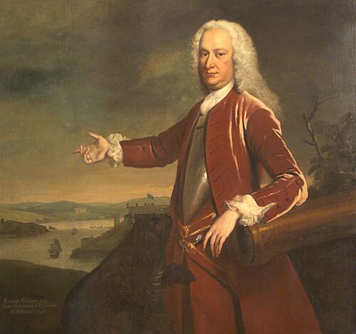 George Gibbon (d.1745), Lieutenant Governor of Plymouth, 1744, Thomas Hudson