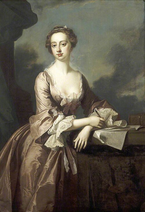 Mary Howard, née Finch (1717-1803), 2nd Viscountess Andover, 1746, Thomas Hudson