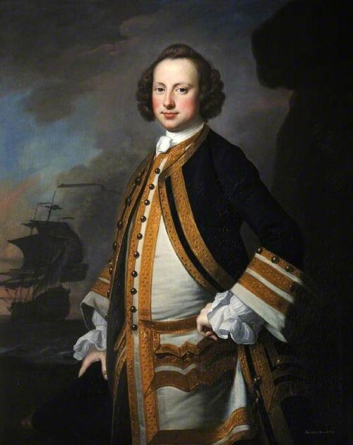 Admiral Sir George Pocock (1706–1792), 1749, Thomas Hudson