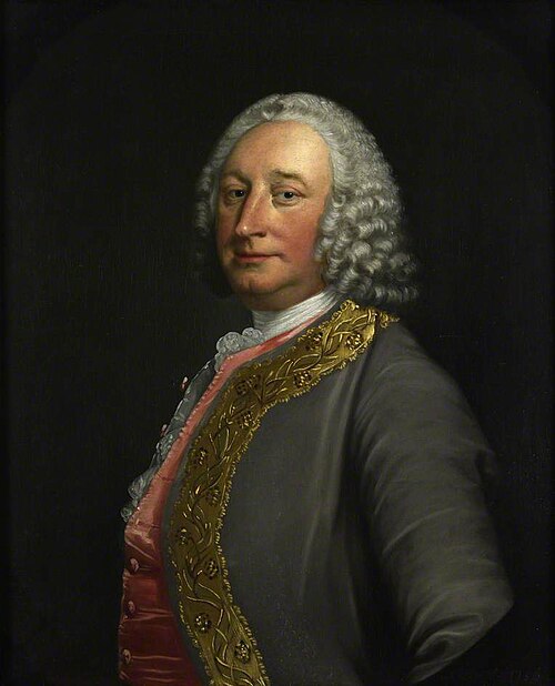 William Davis (d.1765), Member of Council, Calcutta, 1750, Thomas Hudson