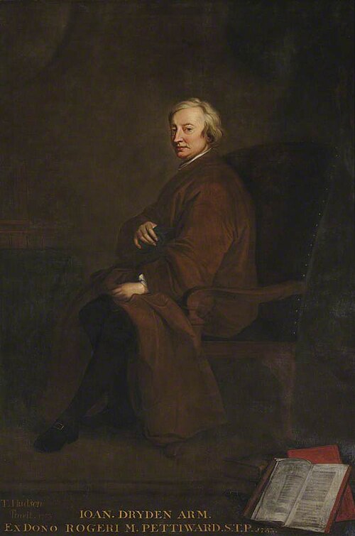 John Dryden (1631–1700), Playwright, Poet Laureate and Critic, 1753, Thomas Hudson