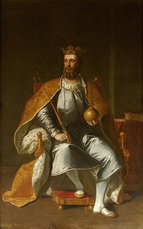 Edward II (1284–1327), Founder of Oriel College in 1326, 1753, Thomas Hudson