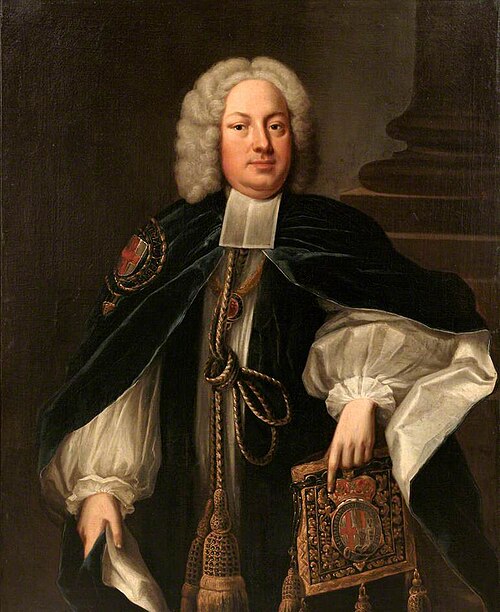 Dr John Gilbert, Bishop of Salisbury, Archbishop of York (father of Emma, wife of 1st Earl of Mount , , Thomas Hudson