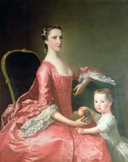 Mrs Bowles, Wife of Canon Bowles, and Her Child, , Thomas Hudson