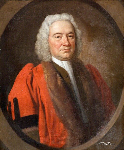 Thomas Harris, Mayor of Barnstaple (1733), , Thomas Hudson