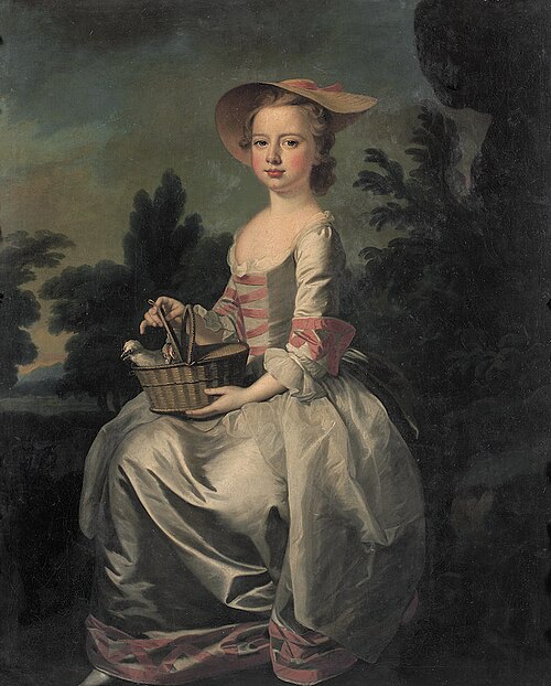 Albinia Bertie Albinia Bertie (1738-1816) as a young girl, 1750, Thomas Hudson