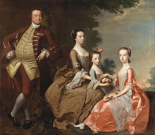 The Thistlethwayte Family, 1758, Thomas Hudson