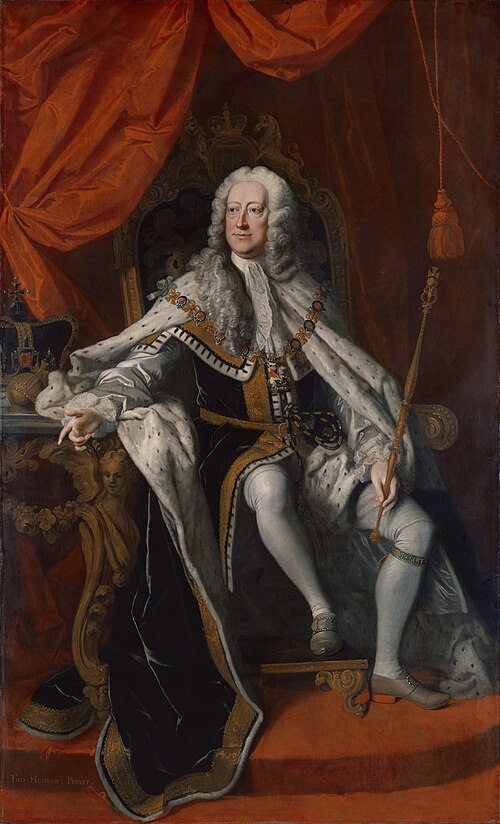 Le roi George II, 1744, Thomas Hudson