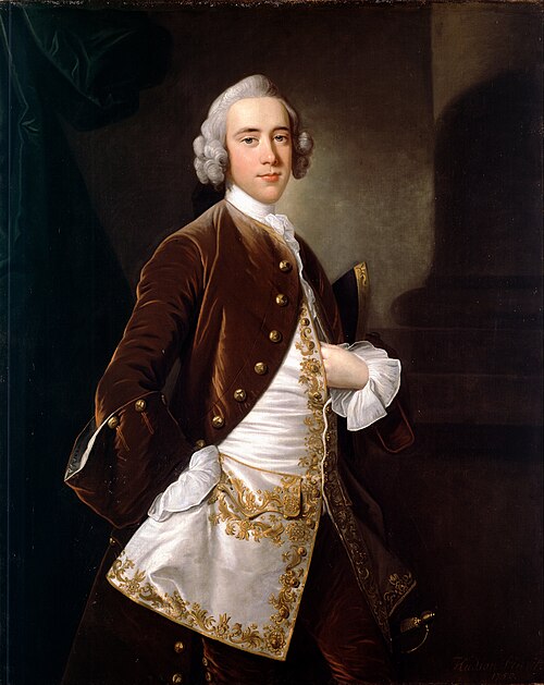 Portrait d'homme, 1750, Thomas Hudson