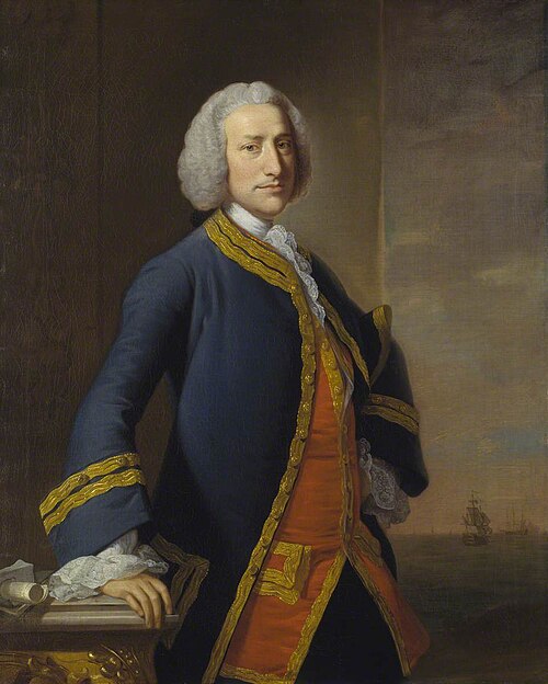 George Anson, 1st Baron Anson, Admiral of the Fleet, 1697-1762, 1748, Thomas Hudson