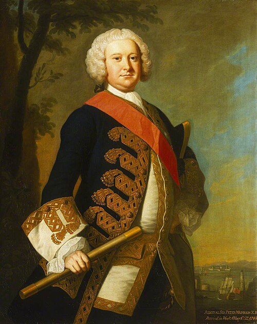 Admiral Sir Peter Warren, 1703/04-52, 1750, Thomas Hudson