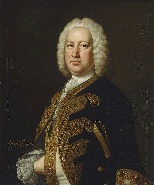 Admiral Fitzroy Henry Lee, 1699-1750, 1750, Thomas Hudson
