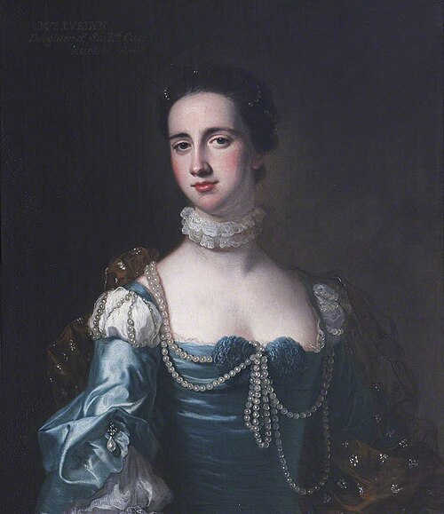 Jane Cust, Mrs James Evelyn (1725-1791), 1764, Thomas Hudson