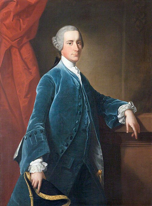 Sir Thomas Dyke Acland, 3rd/7th Baronet Acland of Columb-John MP (1722-1785), 1775, Thomas Hudson