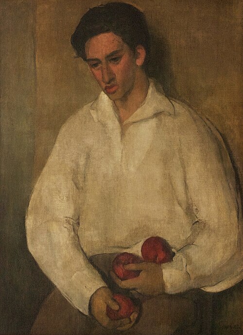 Young Man with Apples, 1932, Amrita Sher-Gil