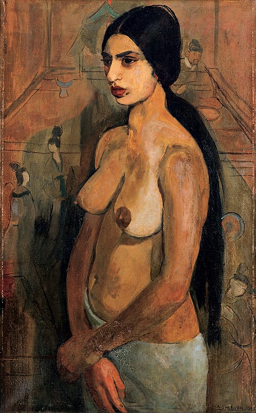 Autoportrait en Tahitienne, 1934, Amrita Sher-Gil