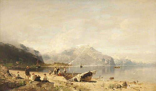Hardanger Fjord, Norway, 1901, Georg Anton Rasmussen