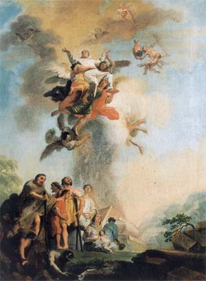 Glory of S Bruno, 1753, Georg Anton Urlaub