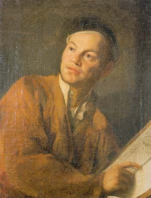 Porträt des Würzburger Hofschlossers Johann Georg Oegg, 1751, Georg Anton Urlaub