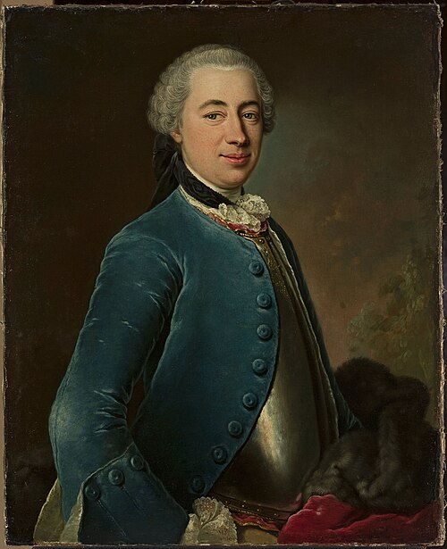 Portrait of a man in armour, , Georg David Matthieu