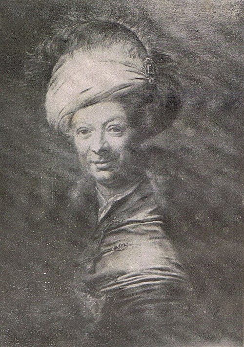 Porträt des Adolf Friedrich von Olthof (1718-1793), 1750, Georg David Matthieu