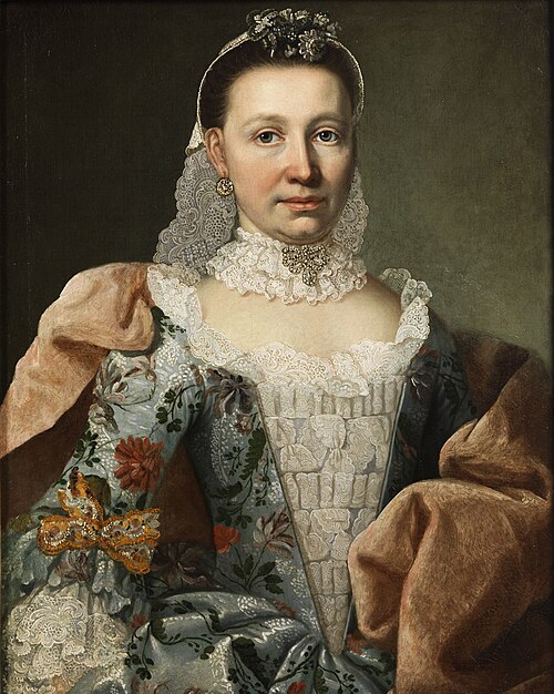 Portrait of a Noblewoman, 1778, Georg David Matthieu