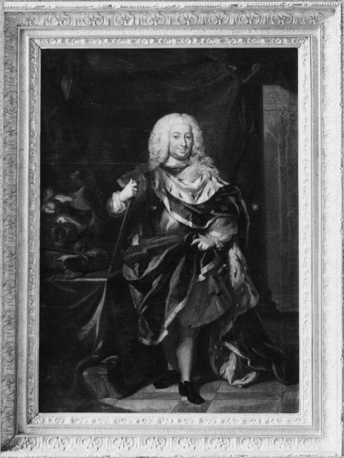Fredrik I (1676-1751), count of Hessen-Kassel, king of Sweden, married to 1. Lovisa Dorotea Sofia of, , Georg Engelhard Schröder