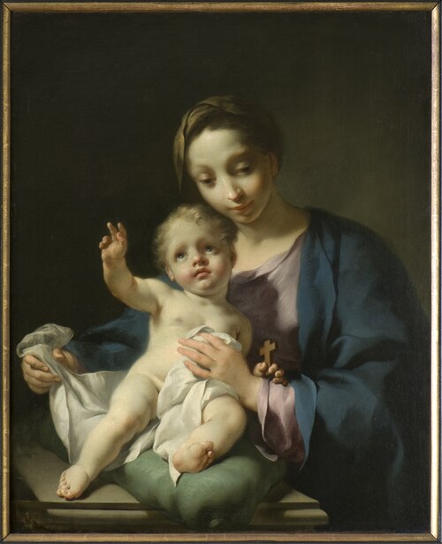 Madonna and Child, 1720, Georg Engelhard Schröder