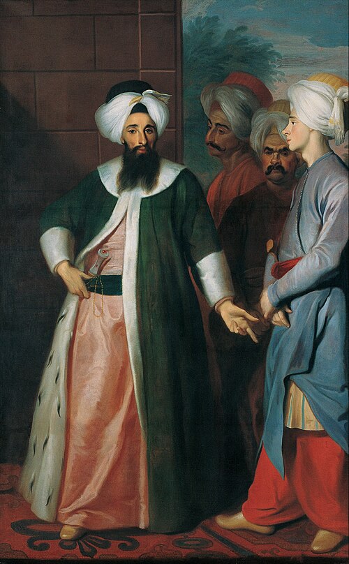 Kozbekçi Mustafa Ağa and his Retinue, 1728, Georg Engelhard Schröder
