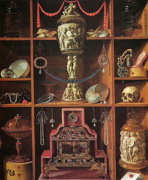 Cabinet de curiosités, 1666, Georg Hainz