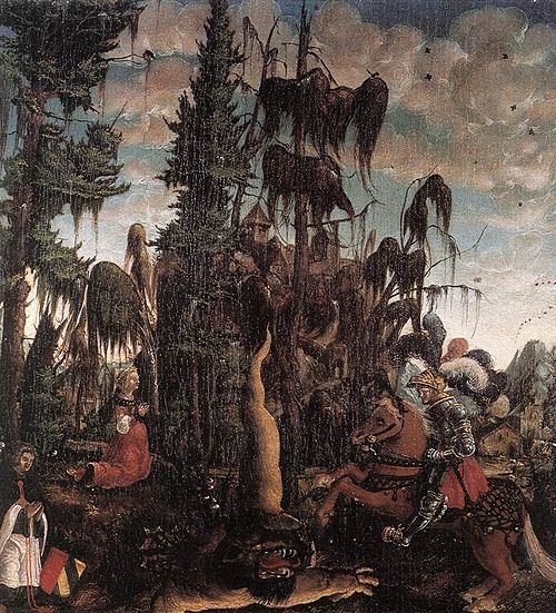Saint Georges libérant la princesse, 1520, Georg Lemberger