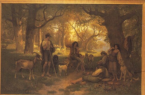 Hirtenidylle, , Georg Eduard Otto Saal