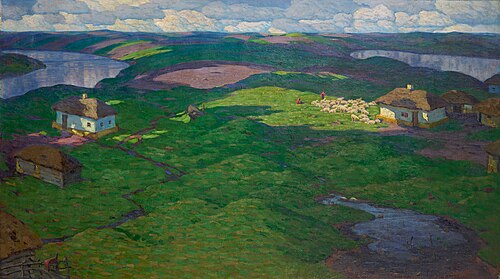 Cloud shadows, 1907, Viktor Zarubin
