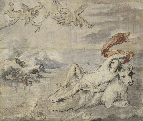 The Rape of Europa, 1634, Antoine van Dyck